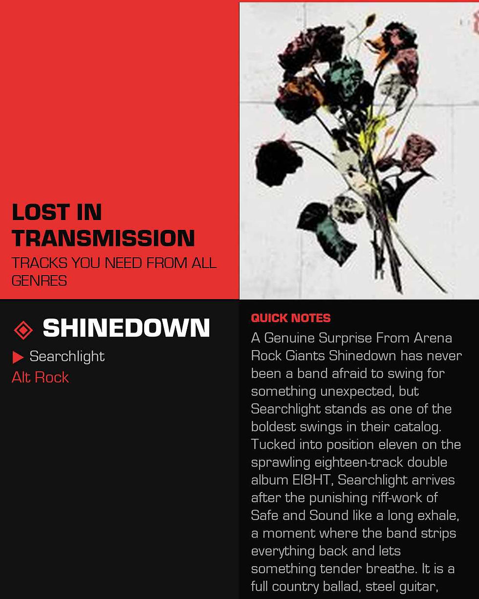 Shinedown Searchlight Meaning and Review