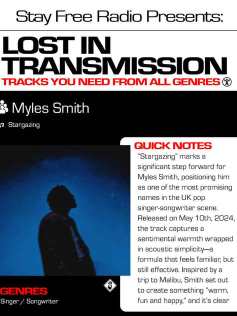 Myles Smith Stargazing Meaning and ReviewÂ