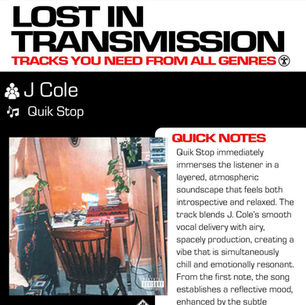 J Cole Quik Stop Meaning and Review