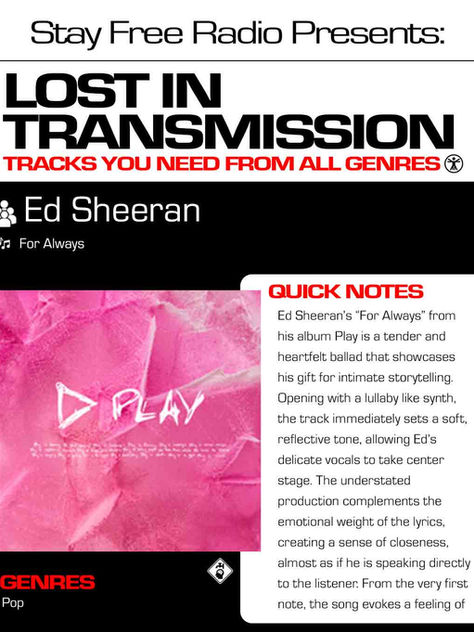 Ed Sheeran For Always Meaning and Review