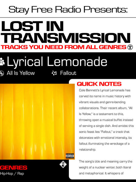 Lyrical Lemonade - Fallout Featuring Gus Dapperton, Lil Yachty Meaning