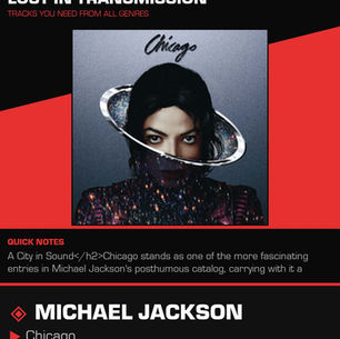 Michael Jackson Chicago Meaning and Review
