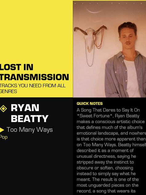 Ryan Beatty Too Many Ways Meaning and Review