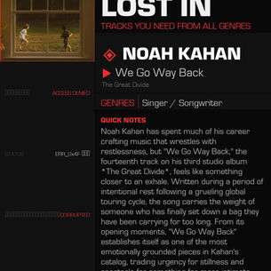 Noah Kahan We Go Way Back Meaning and Review