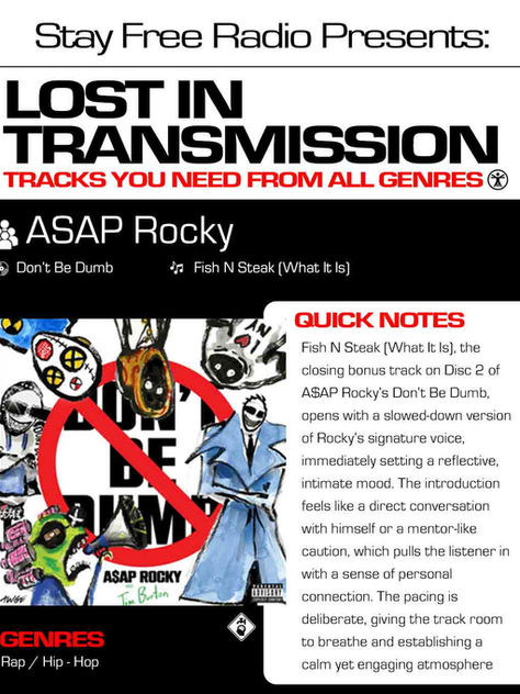 ASAP Rocky Fish N Steak (What It Is) Meaning and Review 