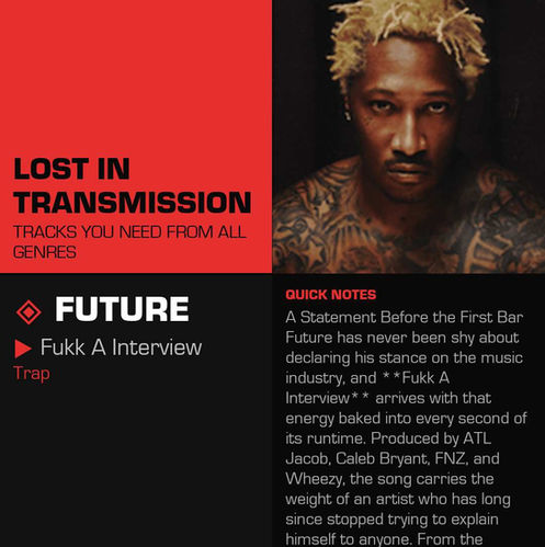 Future Fukk A Interview Meaning and Review
