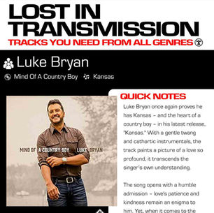 Luke Bryan Kansas Meaning and Review