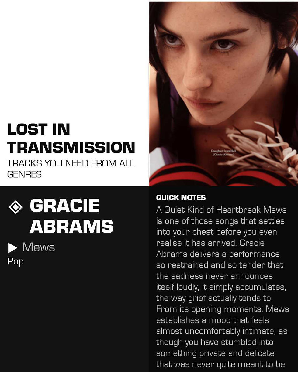 Gracie Abrams Mews Meaning and Review