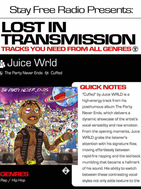 Juice Wrld Cuffed Meaning and Review