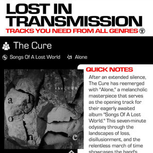 The Cure Alone Meaning and Review