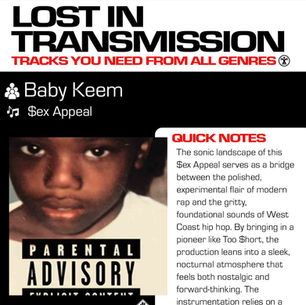Baby Keem $ex Appeal Meaning and Review
