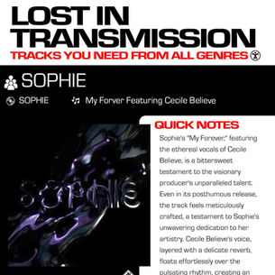 Sophie My Forever Meaning and Review Featuring Cecile Believe