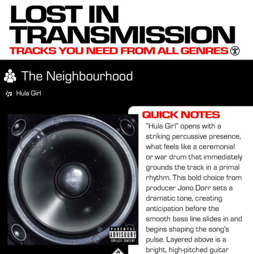 The Neighbourhood Hula Girl Meaning and Review