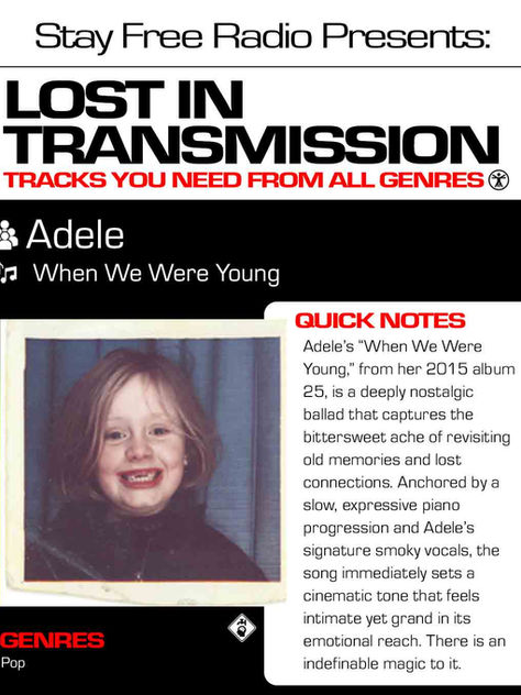 Adele When We Were Young Meaning and Review