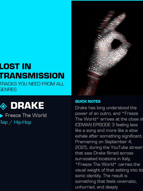 Drake Freeze The World Meaning and Review