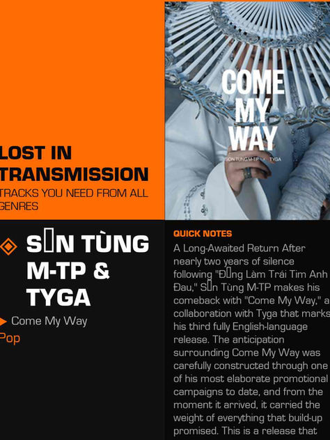 Sơn Tùng M-TP & Tyga Come My Way Meaning and Review
