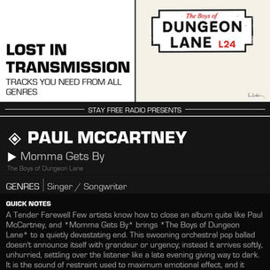 Paul McCartney Momma Gets By Meaning and Review