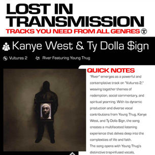 Kanye West and Ty Dolla $ign River Meaning and Review