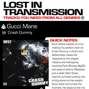 Gucci Mane Crash Dummy Meaning and Review