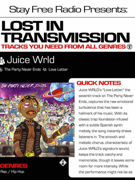 Juice Wrld Love Letter Meaning and Review