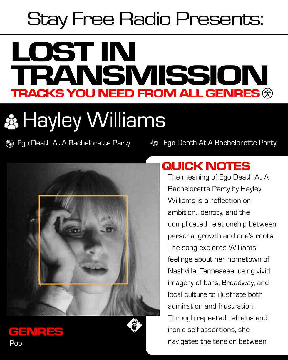 Hayley Williams Ego Death At A Bachelorette Party Meaning and Review