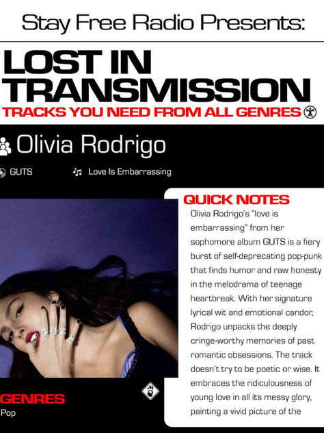 Olivia Rodrigo Love Is Embarrassing Meaning and Review