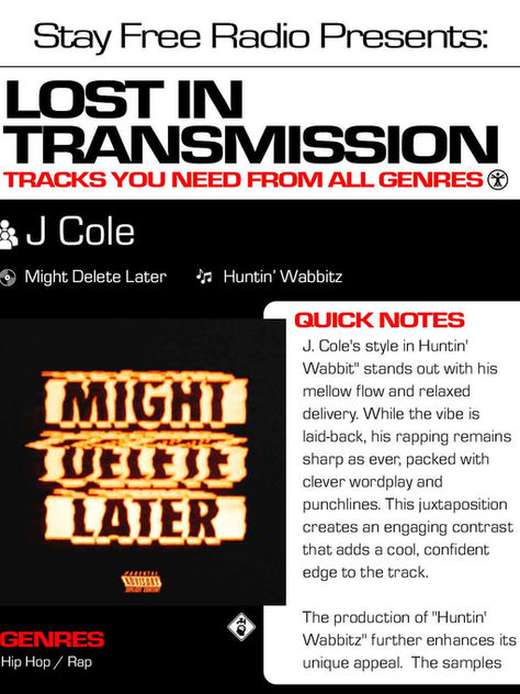 J Cole 3001 Meaning and Review