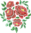 刺繍の花