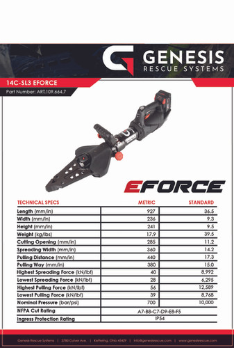 14C - SL3 EFORCE | Genesis Rescue Systems