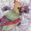 Thumbnail: Colorful  bird with Purple flower