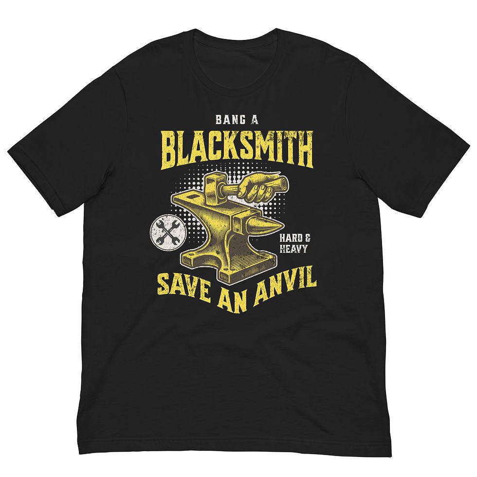Thumbnail: Bang a Blacksmith Save an Anvil T-Shirt