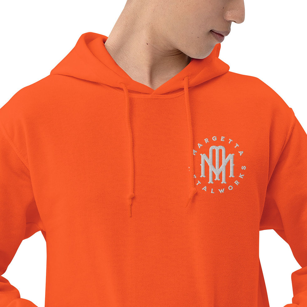 Thumbnail: Embroidered Margetta Metalworks Unisex Hoodie
