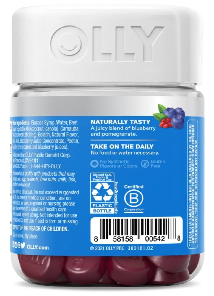 Thumbnail: OLLY Glowing Skin Gummy, 25 Day Supply (50 Count)