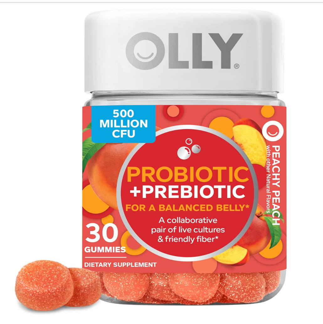 OLLY Probiotic + Prebiotic Gummy, 30 count