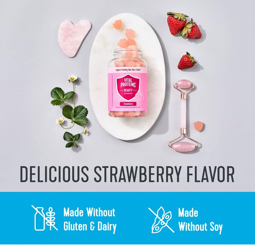 Thumbnail: Vital Proteins Beauty Gummies, Strawberry flavor, 60 count (30 day supply)