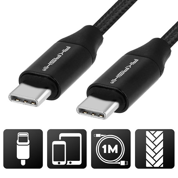Câble USB-C vers USB-C Blanc