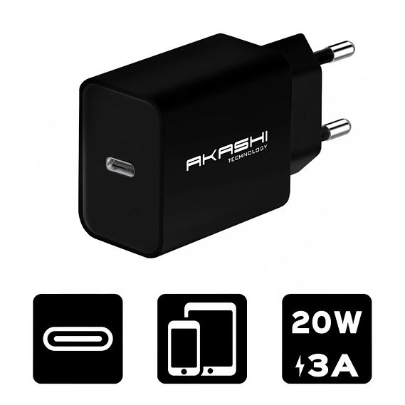 Secteur USB-C 20W Noir