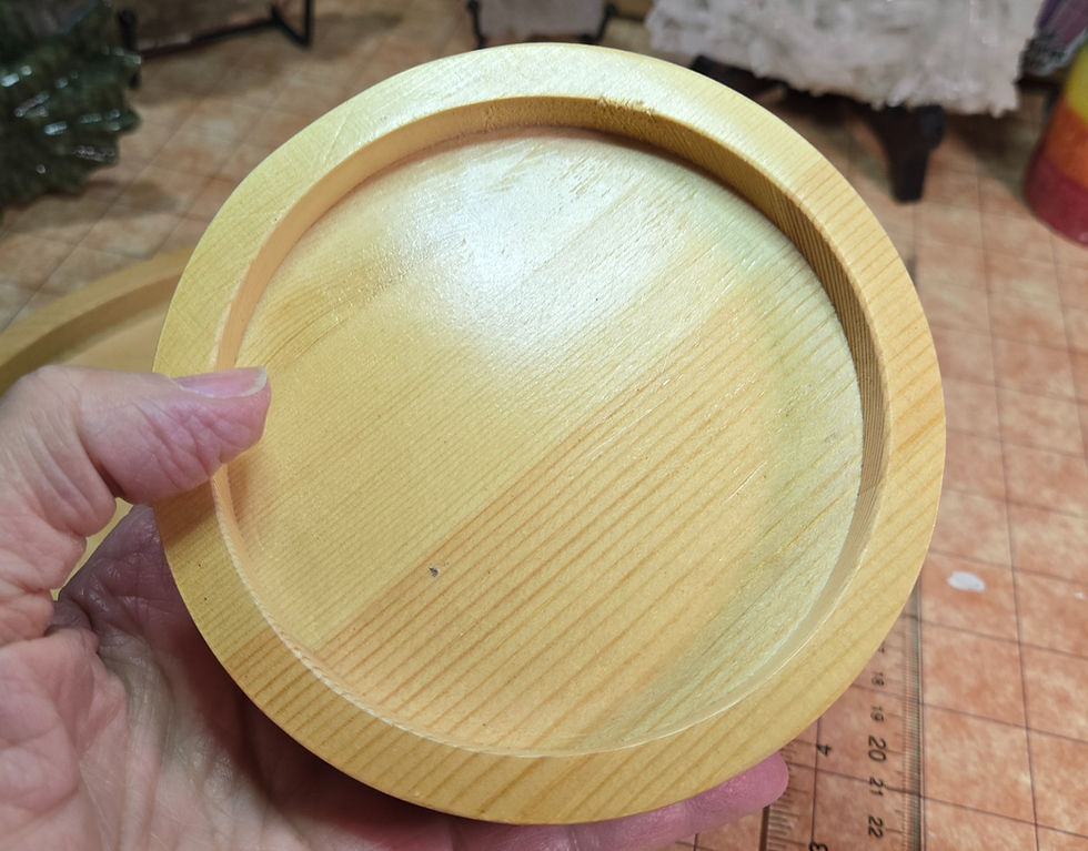 Thumbnail: Wood Moon shape bowl!