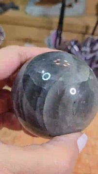 Thumbnail: Labradorite Sphere with Purple flash