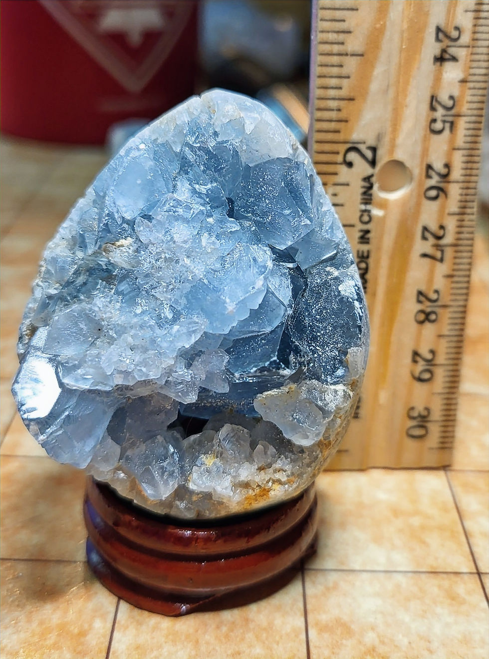 Thumbnail: Celestite geode egg specimen