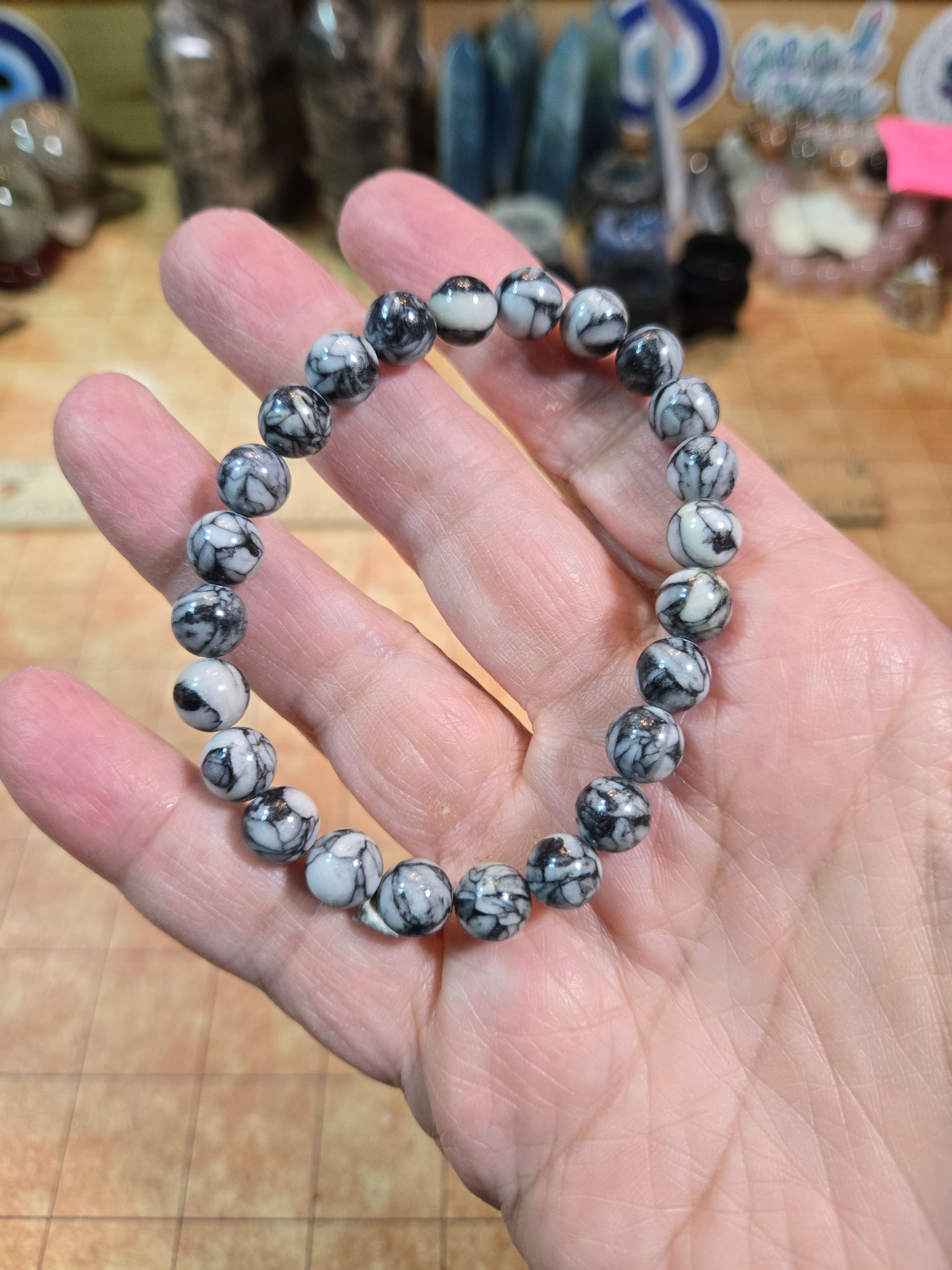 Pinolite  stretch Bracelet