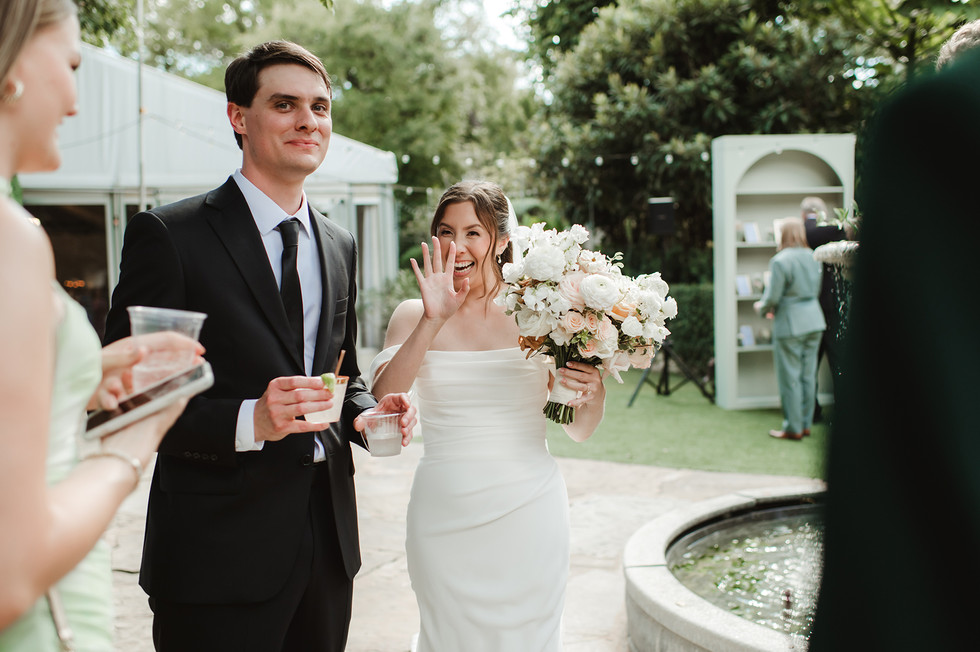 Thoughtful wedding details at The Hummingbird House Austin reception