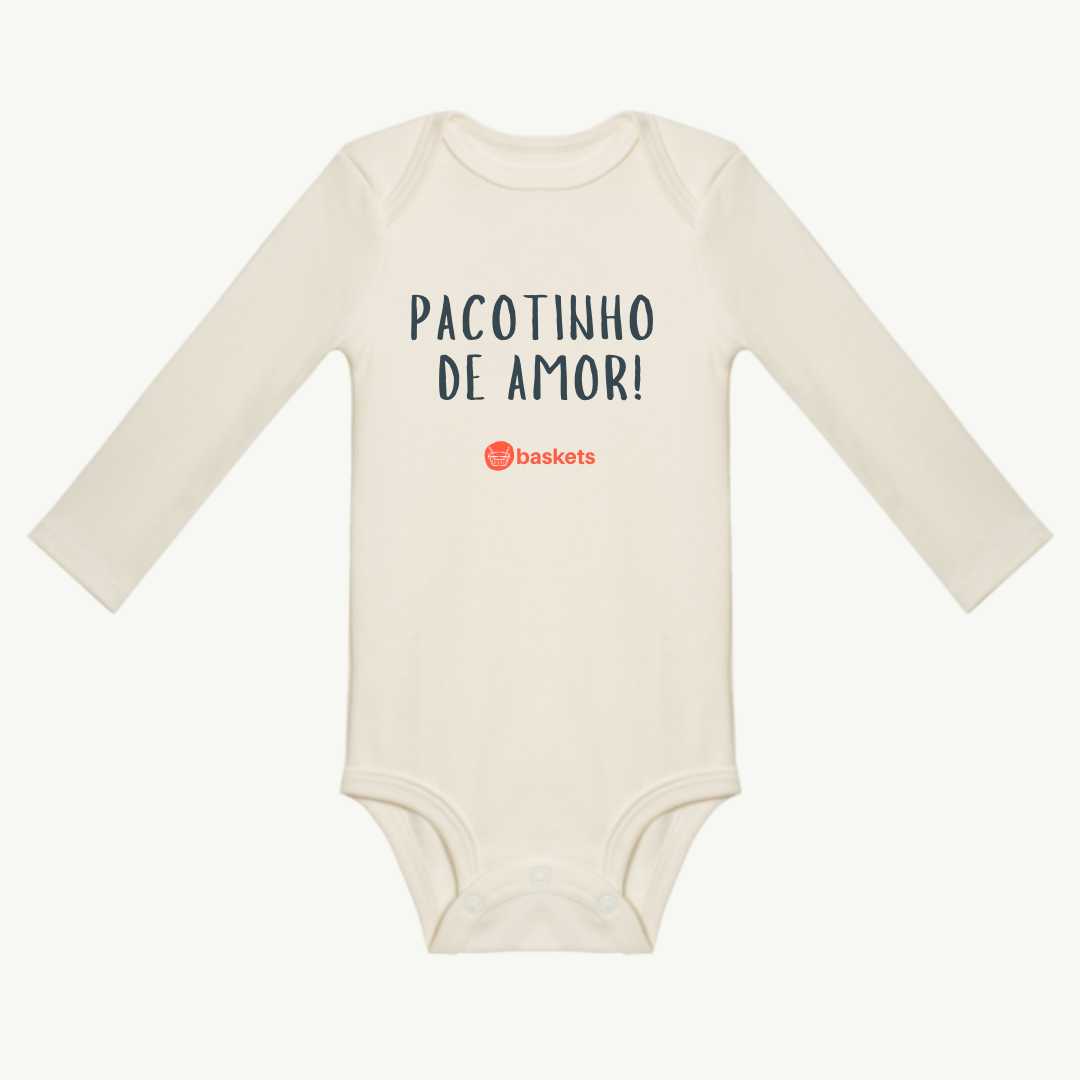 Body Manga Longa Liso