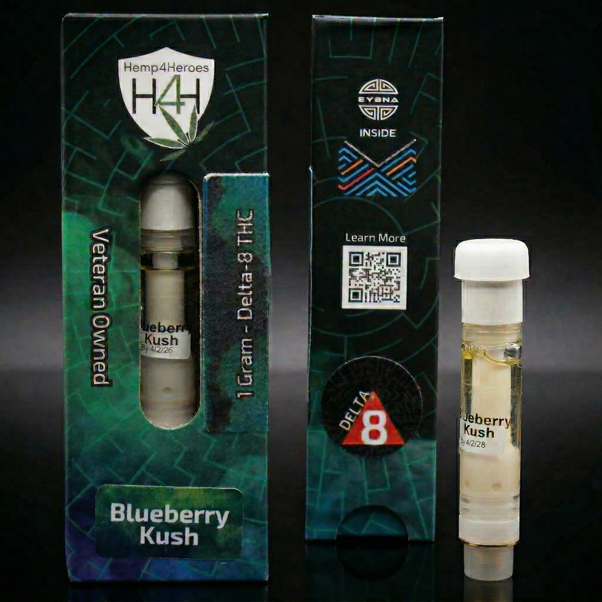 Blueberry Kush Eybna D8 Cartridge