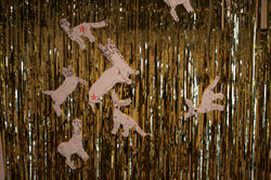 Mittens Visits Tinsel City (detail)