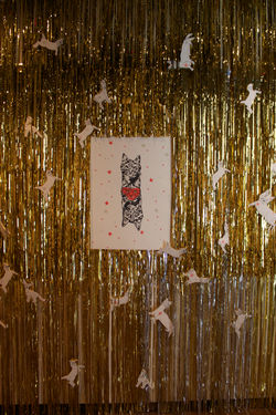 Mittens Visits Tinsel City (detail)