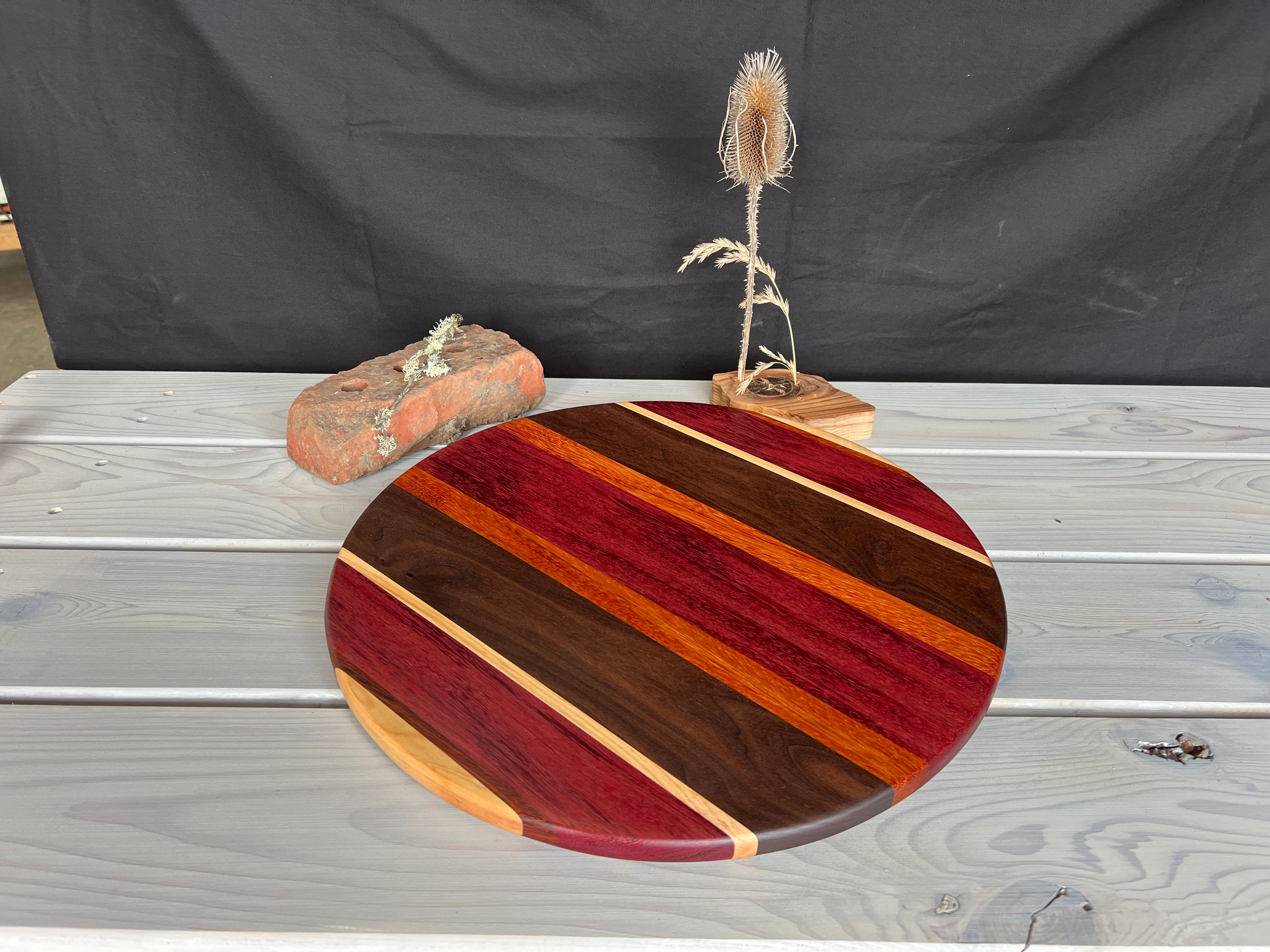 Large round premium charcuterie board
