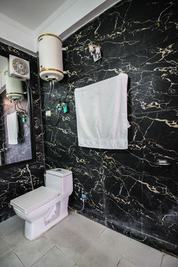 Shower area interior