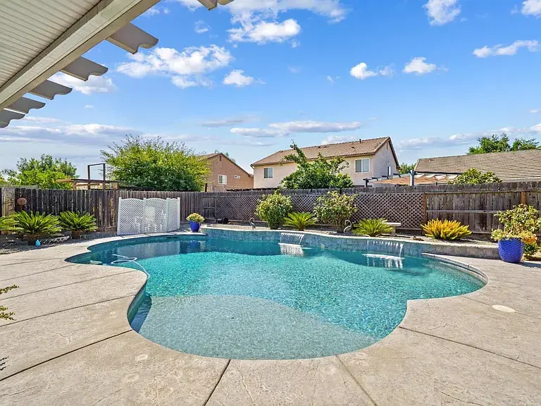 Pool in Backyard