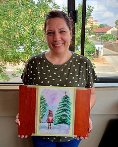 First Art Class student Nicolette Bronkhorst
